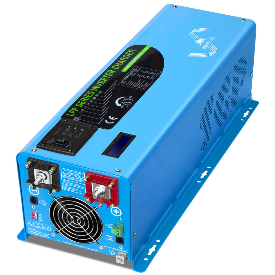 Sun Gold Power 4000W DC 24V Split Phase Pure Sine Wave Inverter With Charger