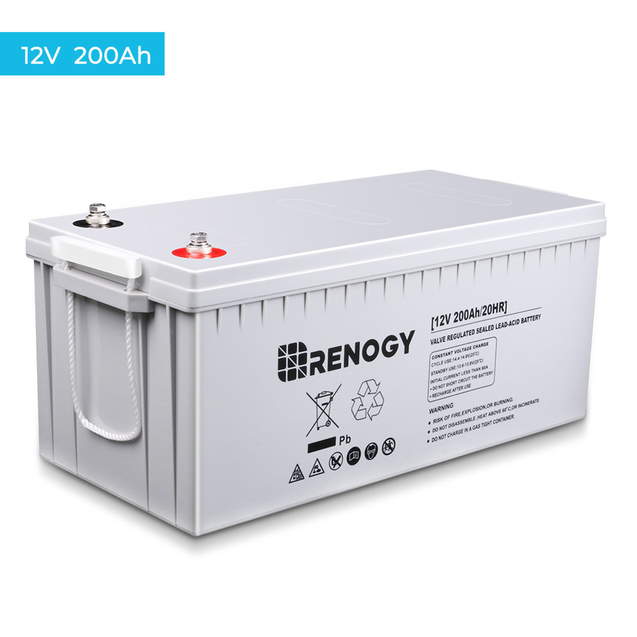 Renogy Deep Cycle AGM Battery 12 Volt 200Ah
