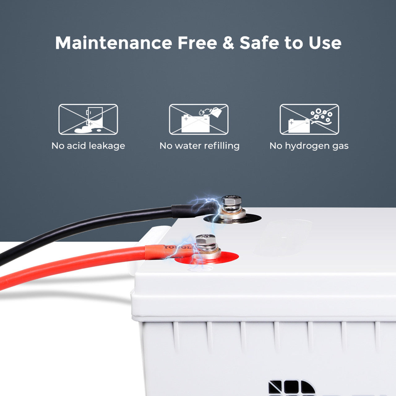 Renogy Deep Cycle AGM Battery 12 Volt 200Ah