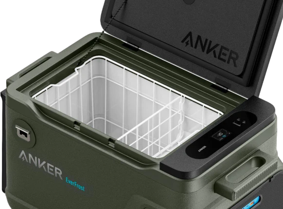 Anker EverFrost Portable Cooler 40 with 299Wh Battery(New), Powered by AC/DC or Solar