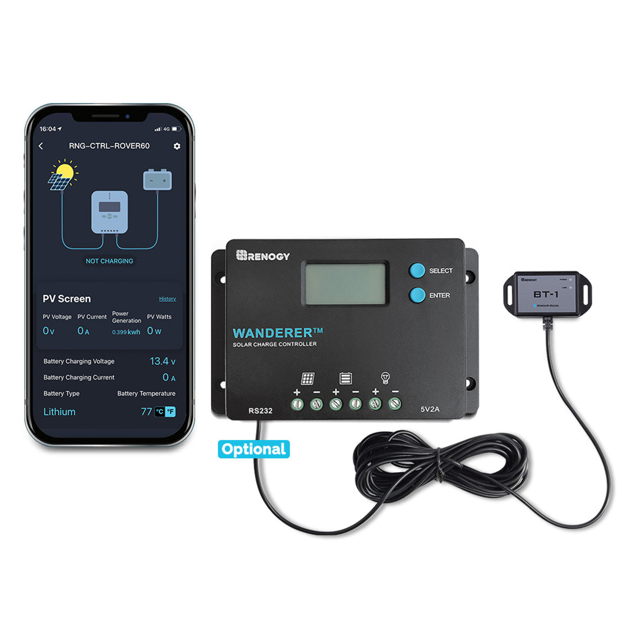 Renogy Wanderer 10A PWM Charge Controller