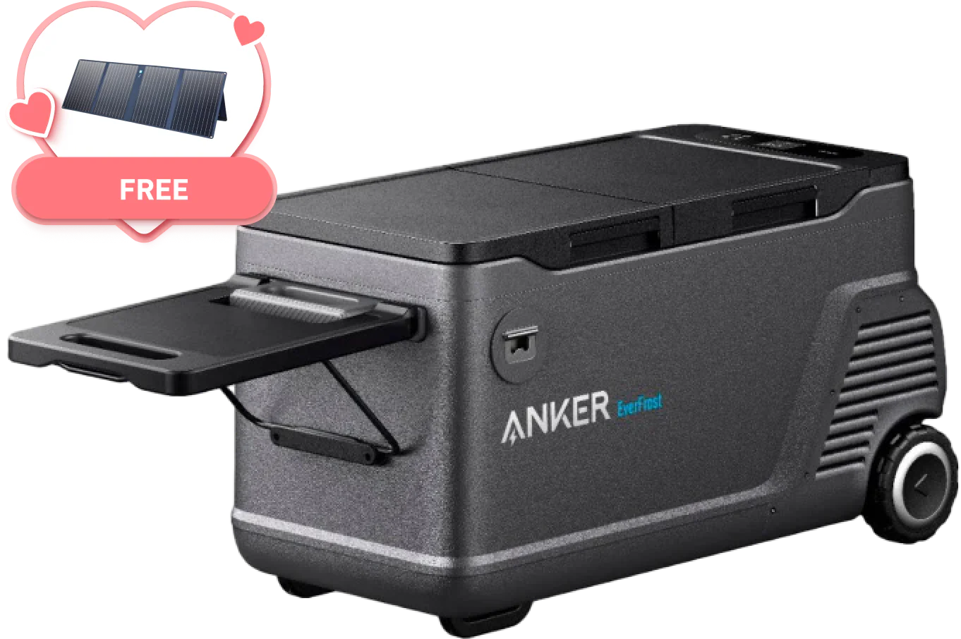Anker EverFrost Dual-Zone Portable Cooler 50 with 299Wh Battery(New), Powered by AC/DC or Solar