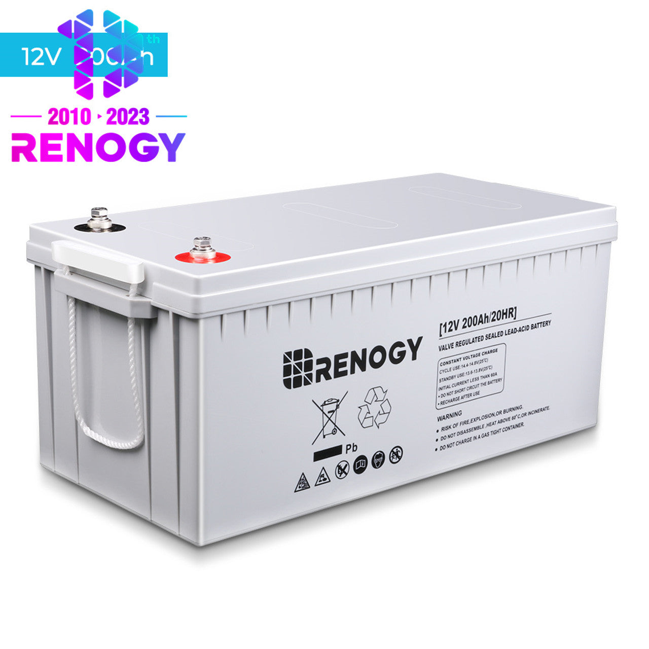 Renogy Deep Cycle AGM Battery 12 Volt 200Ah