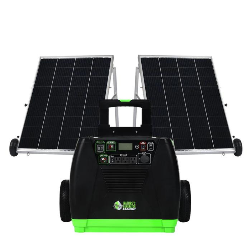 Nature's Generator Elite - Gold System with 2 Solar Panels