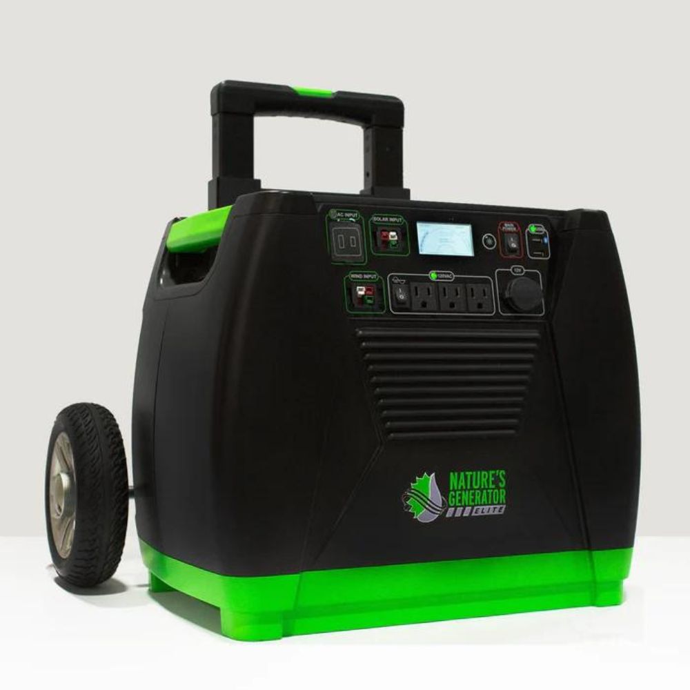 Nature's Generator Elite Gold - PE System with 2 Solar Panels and Power Transfer Kit