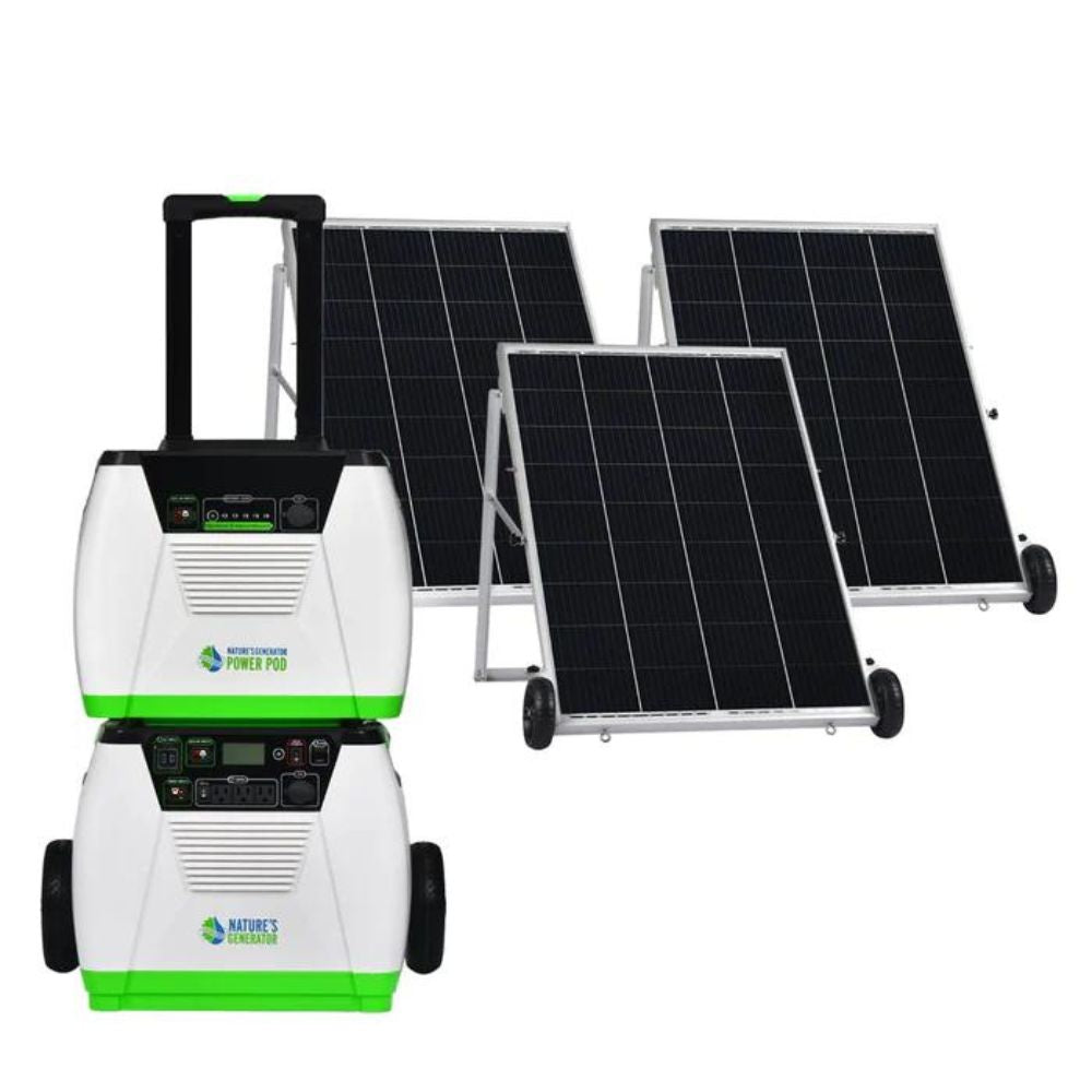 Nature's Generator - Platinum System with 3 Solar Panels