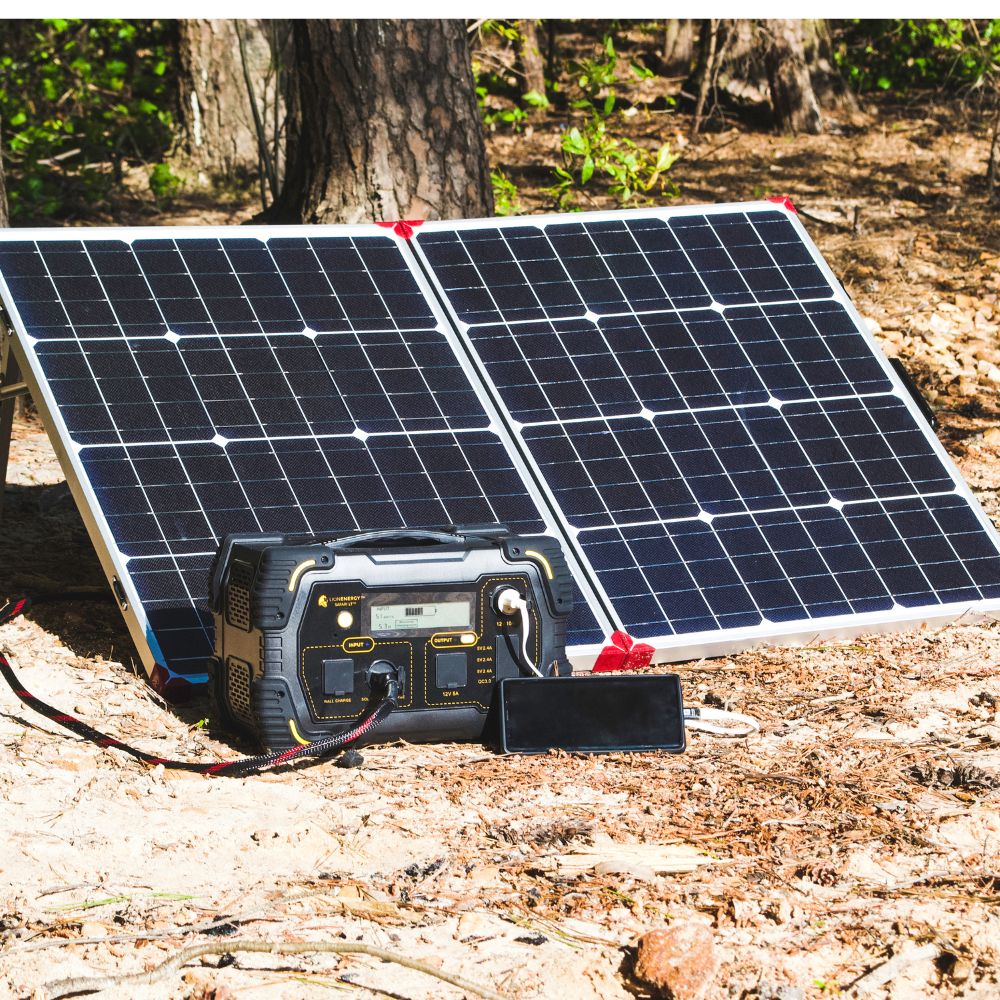 Lion 100W 12V Powered Portable Solar Panel
