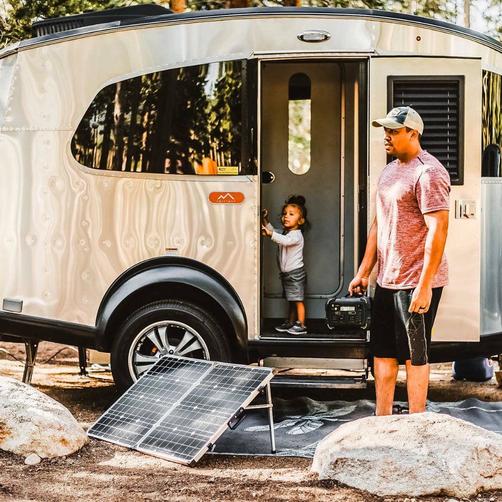Lion 100W 12V Powered Portable Solar Panel