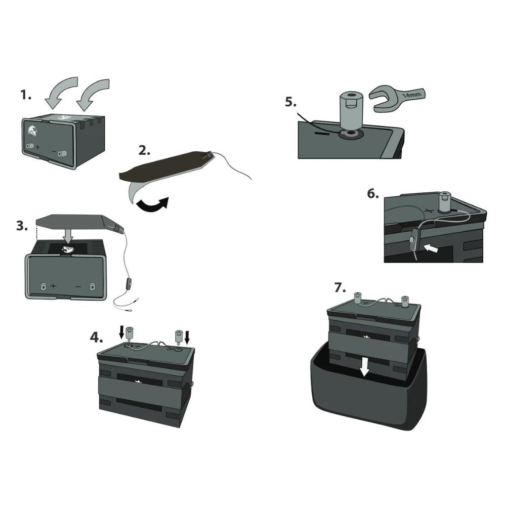 Lion Lithium Battery Warmer