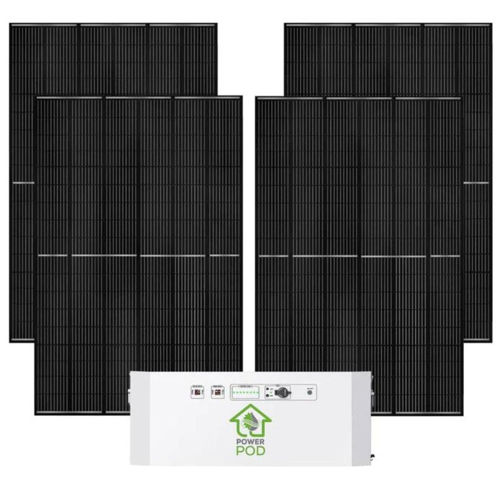 Nature's Generator Powerhouse Power Addition with 4 Solar Panels