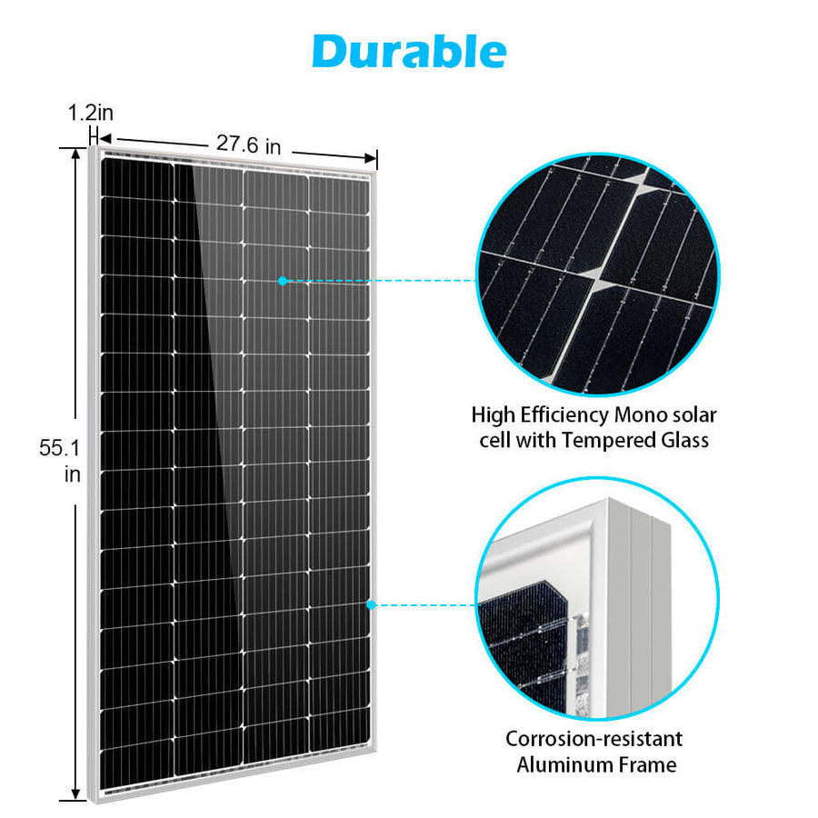 Sun Gold Power 200 Watt Monocrystalline Solar Panel