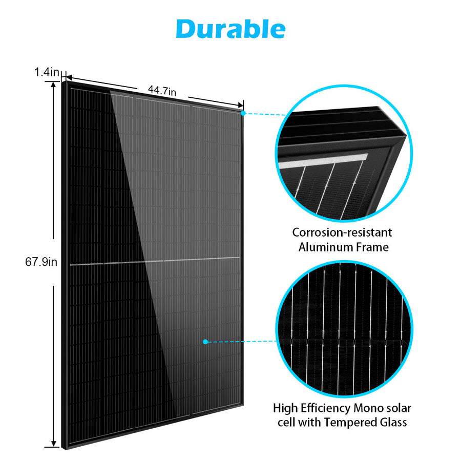 Sun Gold Power 415W Mono Black Solar Panel