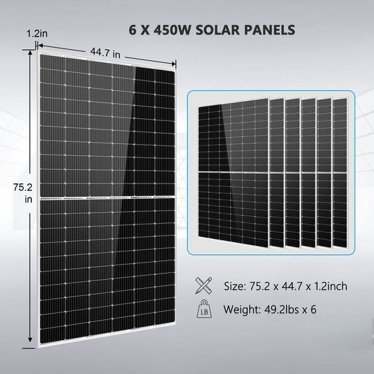 Sun Gold Power SOLAR KIT 5000W 48V 120V OUTPUT 10.24KWH LITHIUM BATTERY 2700 WATT SOLAR PANEL SGK-5PRO