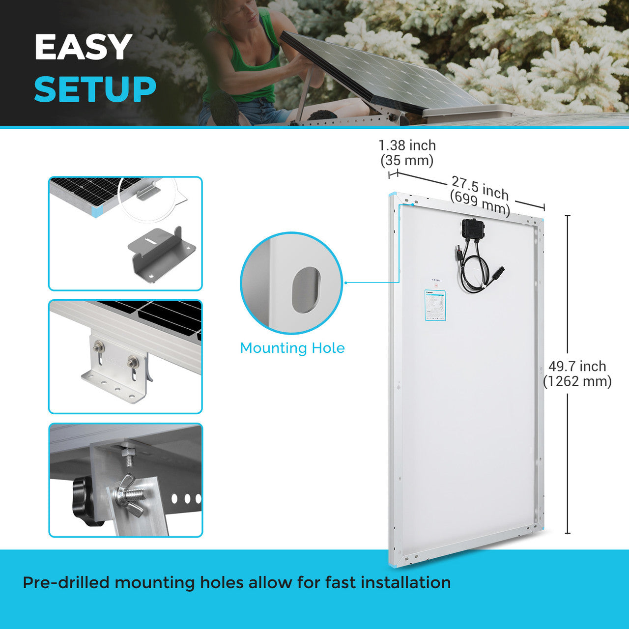 Renogy 175 Watt Monocrystalline Solar Panel