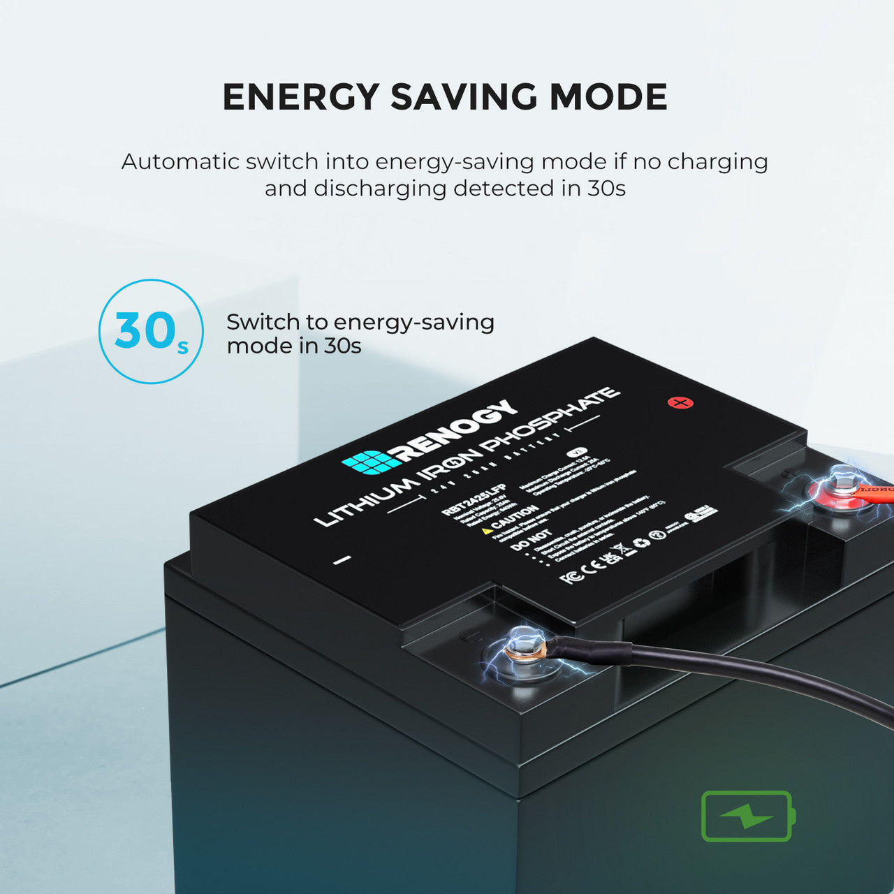 Renogy 24V 25Ah Lithium Iron Phosphate Battery