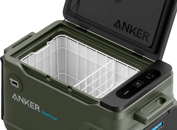 Anker EverFrost Portable Cooler 30 with 299Wh Battery(New), Powered by AC/DC or Solar