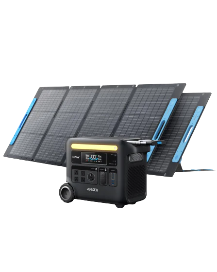 Anker SOLIX F2600 Solar Generator + 2 × 200W Solar Panel