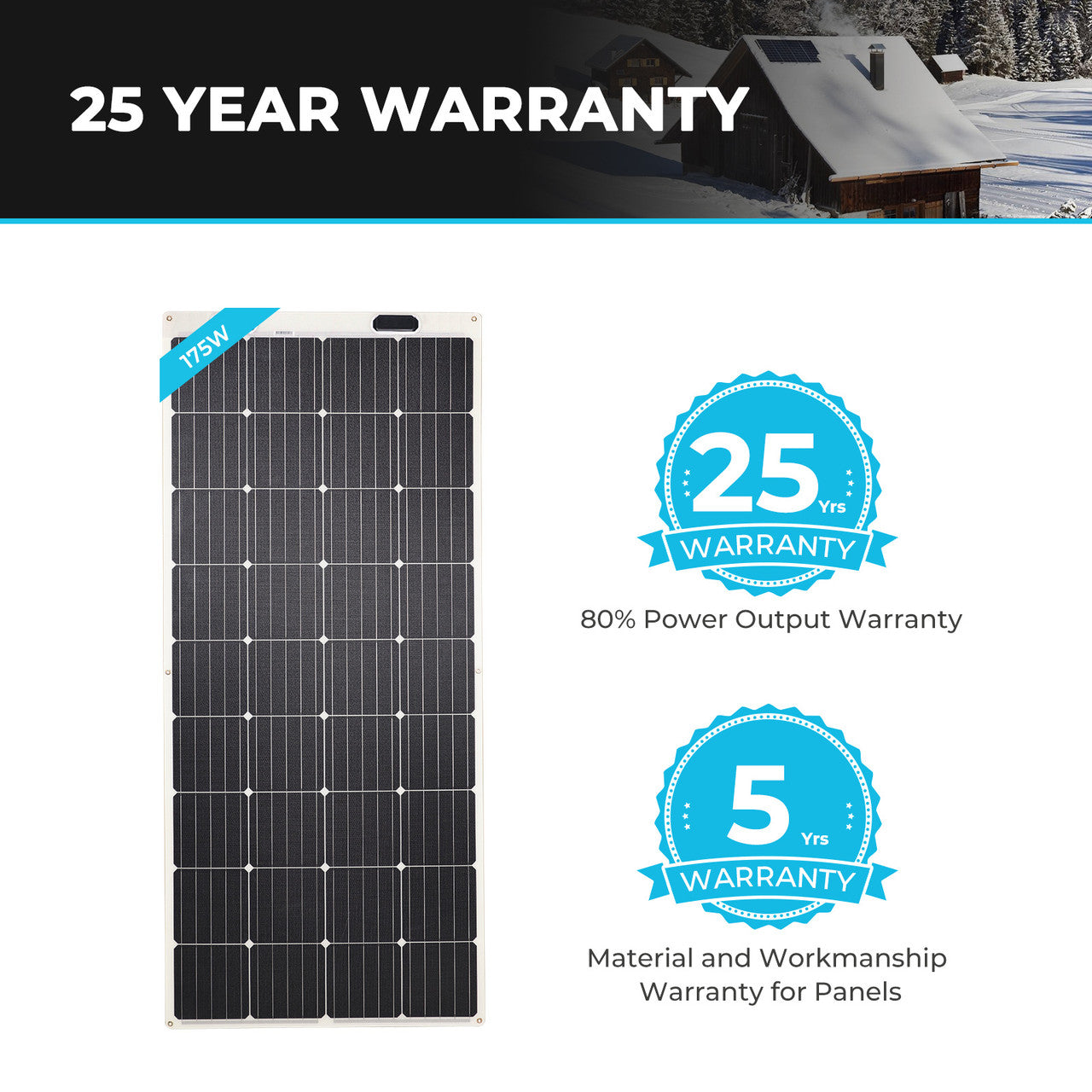 Renogy 175 Watt 12 Volt Flexible Monocrystalline Solar Panel — Solar Sun Direct 6862