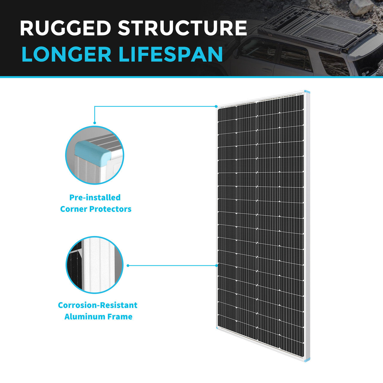 Renogy 200 Watt 12 Volt Monocrystalline Solar Panel