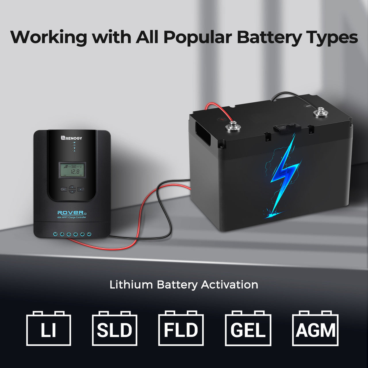 Renogy Rover Li 40 Amp MPPT Solar Charge Controller