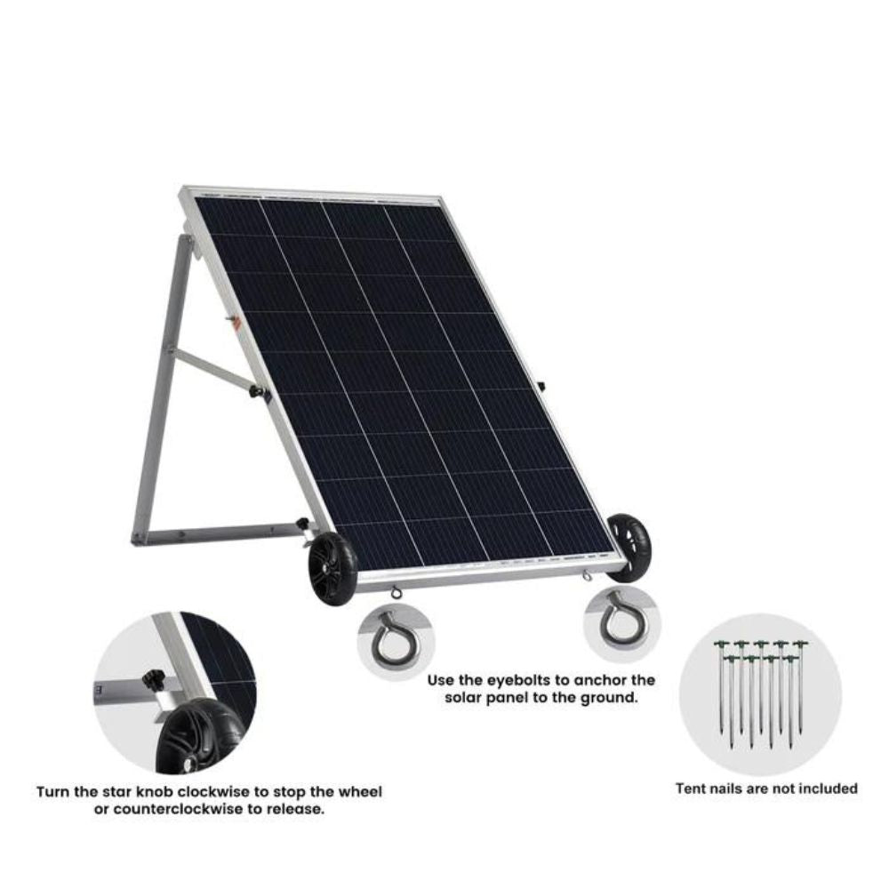 Nature's Generator Elite Gold - WE System with 2 Solar Panels and Wind Turbine