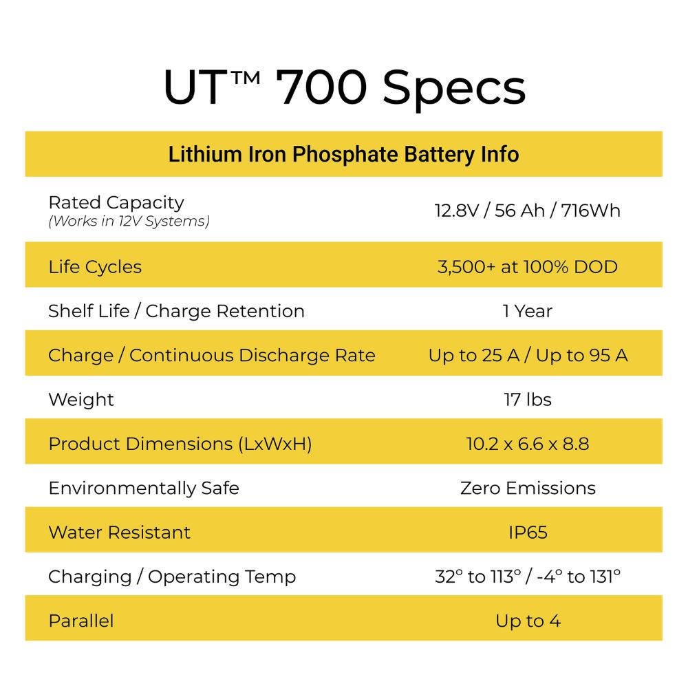 Lion Safari Plug and Play Battery UT 700