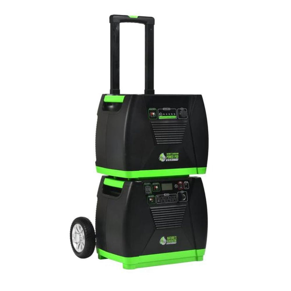 Nature's Generator Elite Platinum - PE System with 4 Solar Panels, Power Pod and Power Transfer Kit