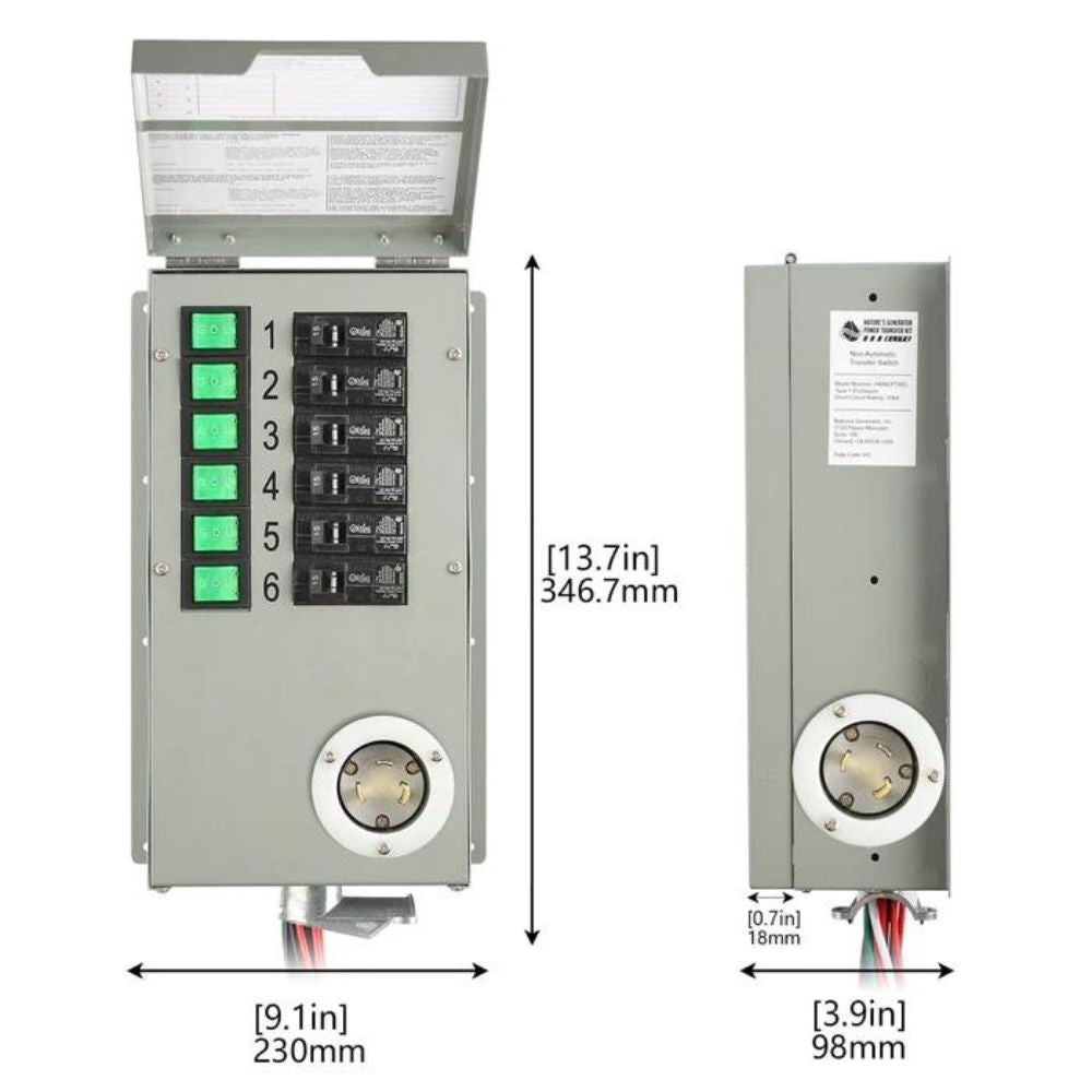 Nature's Generator Elite Platinum - PE System with 4 Solar Panels, Power Pod and Power Transfer Kit