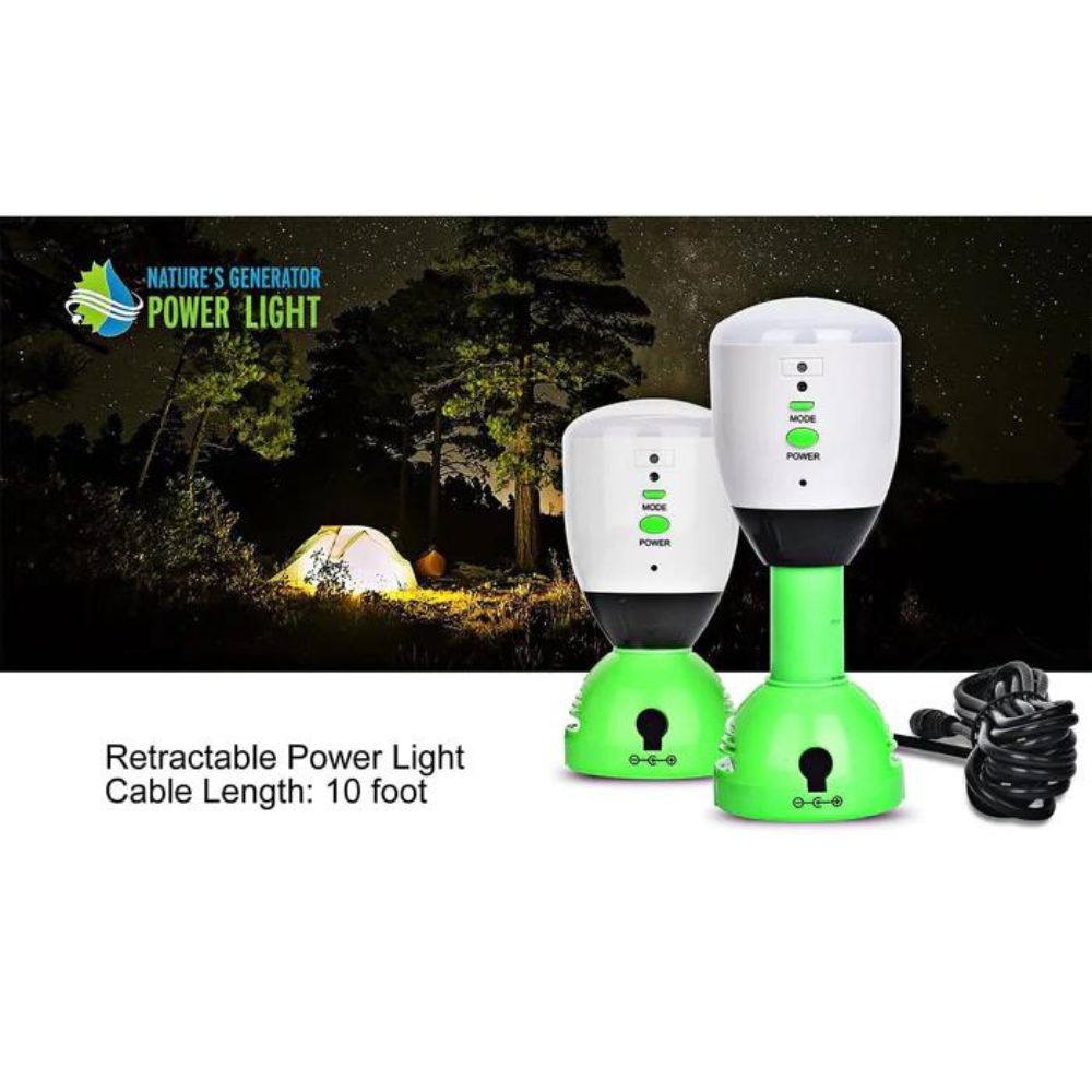 Nature's Generator 4-Piece Portable Power Lamp Light