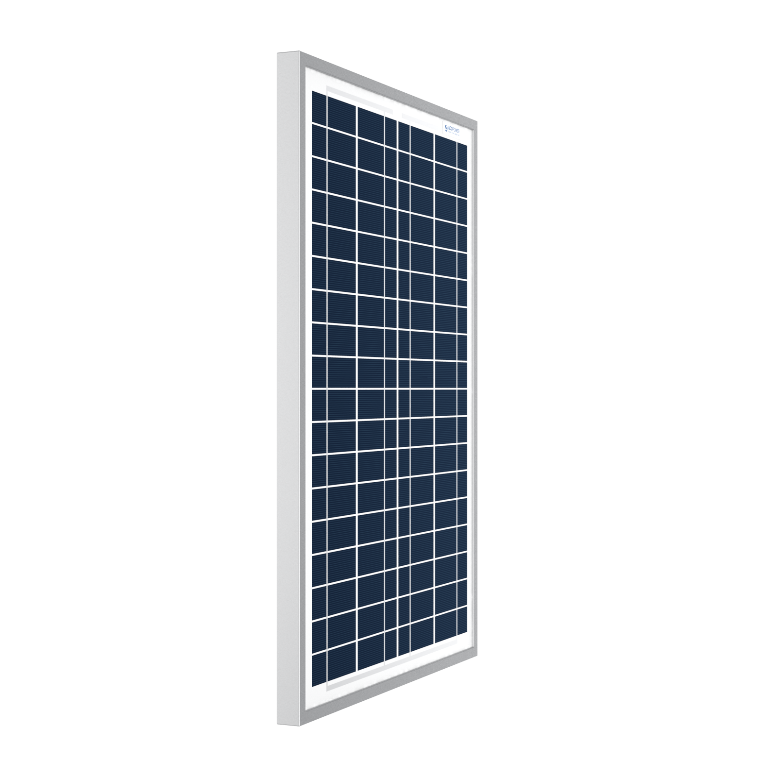 ACOPOWER 25 Watts Poly Solar Panel, for 12 Volt Battery Charger