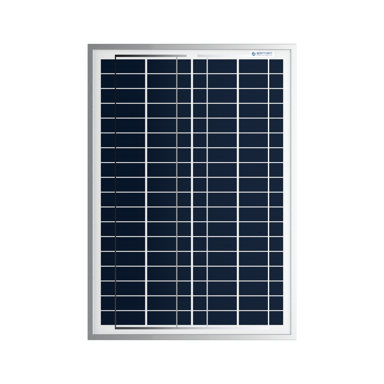 ACOPOWER 25 Watts Poly Solar Panel, for 12 Volt Battery Charger