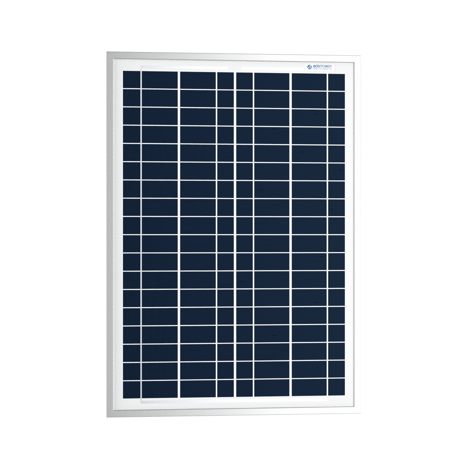 ACOPOWER 25 Watts Poly Solar Panel, for 12 Volt Battery Charger