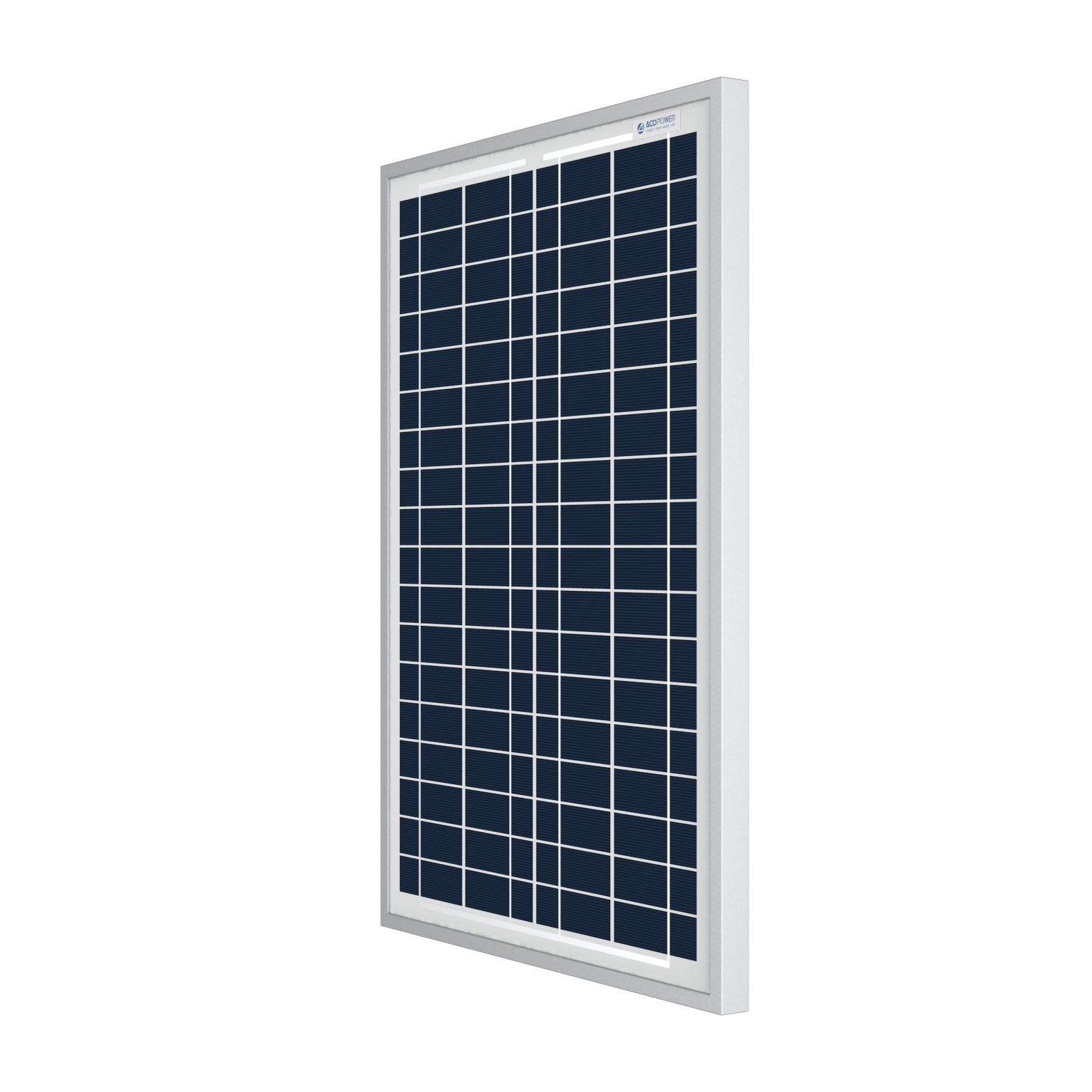 ACOPOWER 25 Watts Poly Solar Panel, for 12 Volt Battery Charger