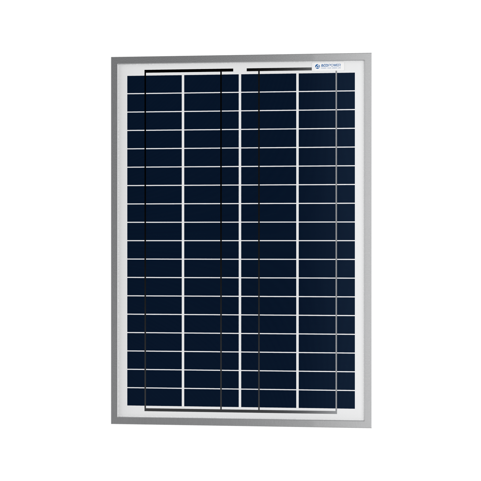 ACOPOWER 25 Watts Poly Solar Panel, for 12 Volt Battery Charger