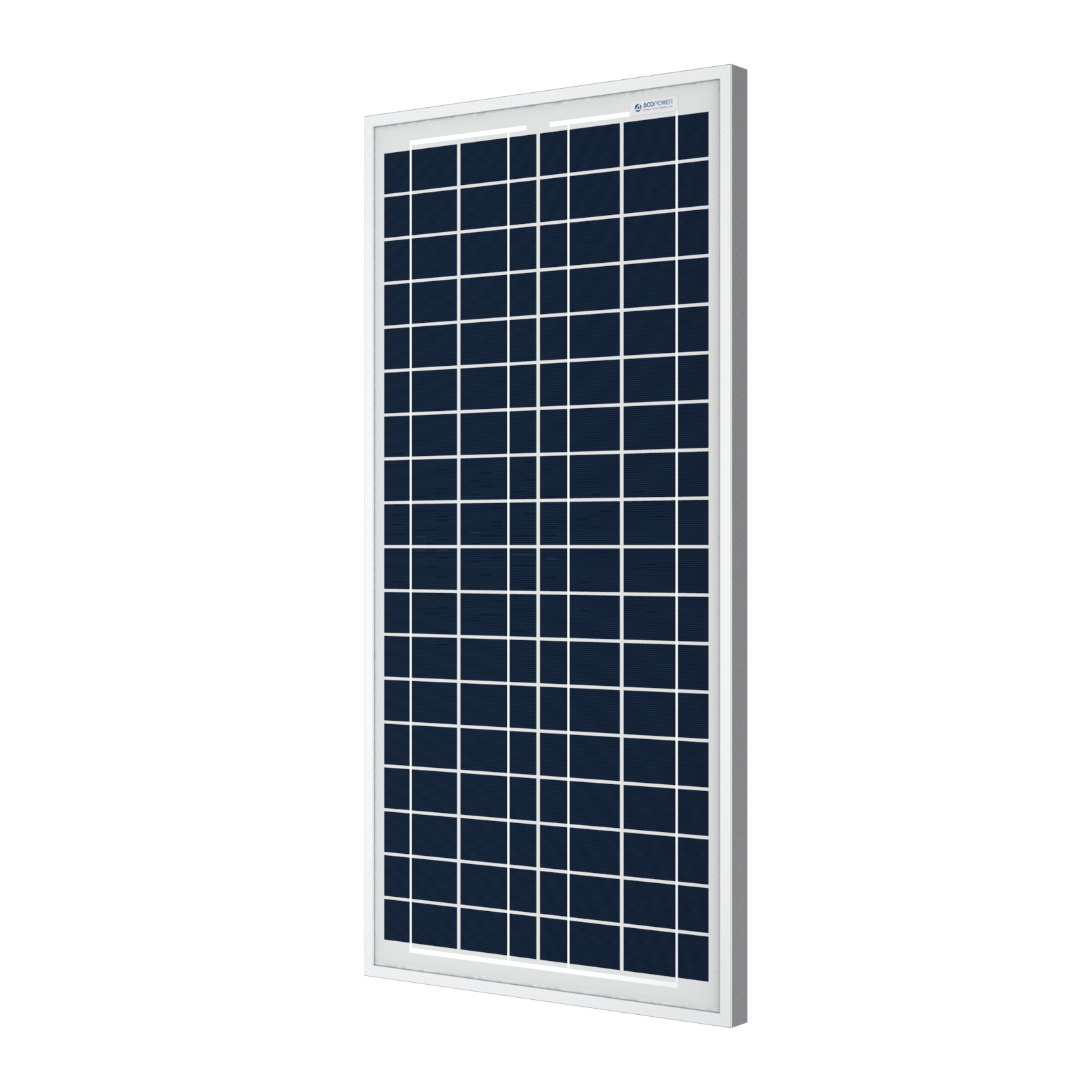 ACOPOWER 35 Watts Poly Solar Panel Module for 12 Volt Battery Charging