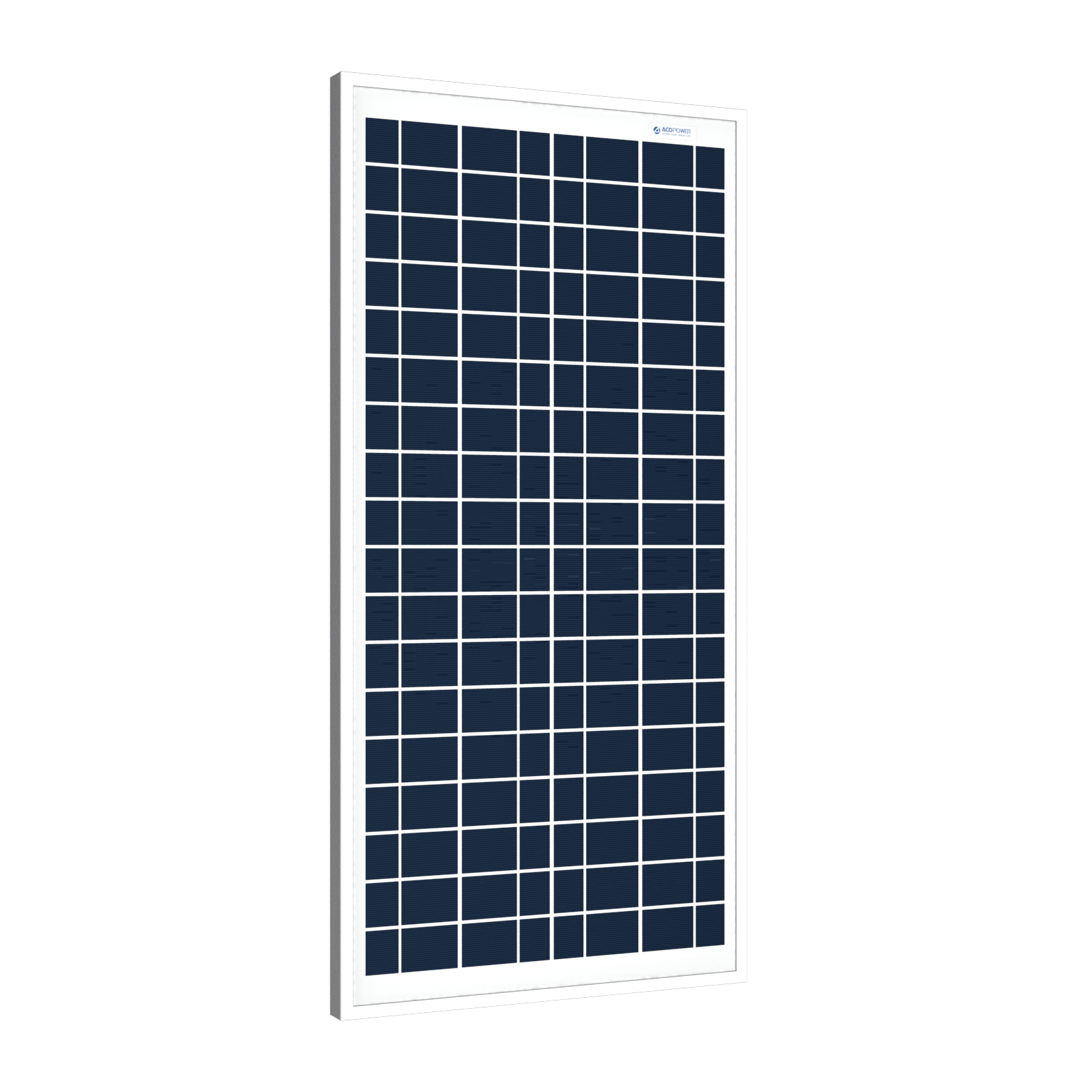 ACOPOWER 35 Watts Poly Solar Panel Module for 12 Volt Battery Charging