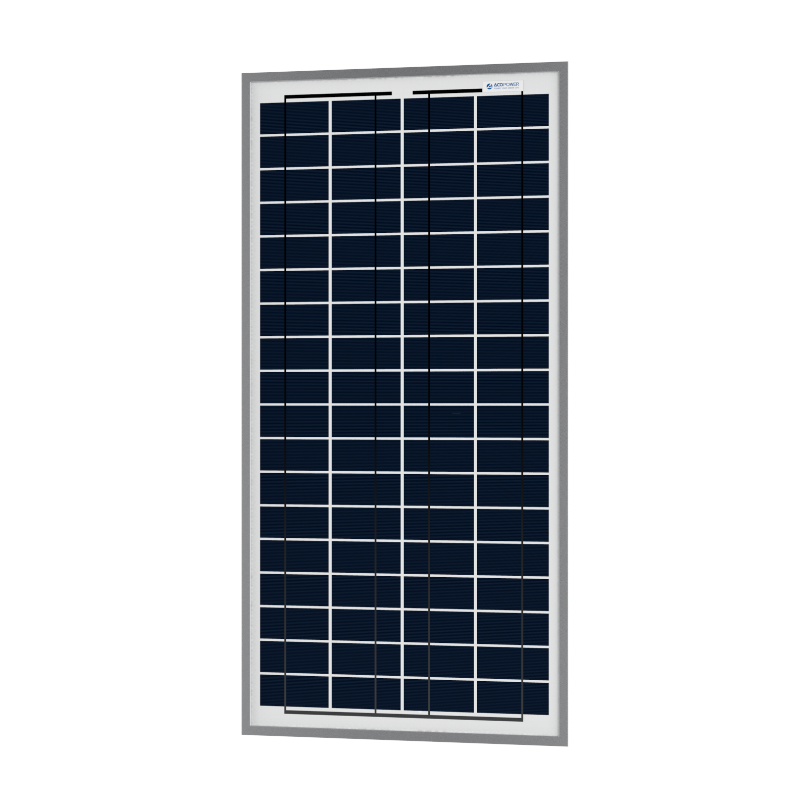 ACOPOWER 35 Watts Poly Solar Panel Module for 12 Volt Battery Charging