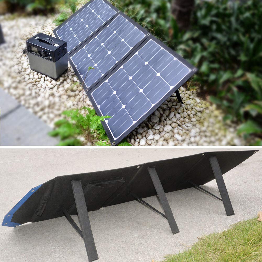 ACOPOWER 120W Foldable  Solar Suitcase, without Charge Controller - acopower