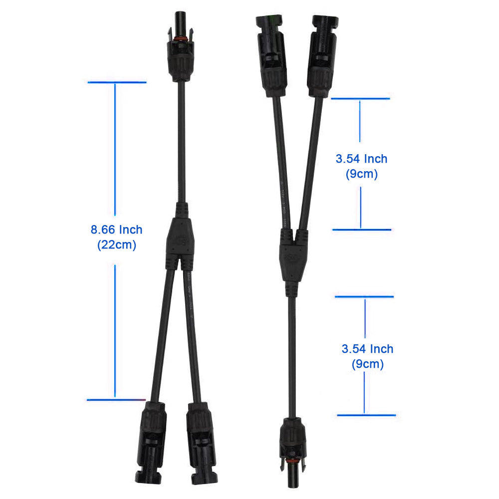 ACOPOWER 100W 12V Poly Solar RV Kits, 20A PWM Charge Controller